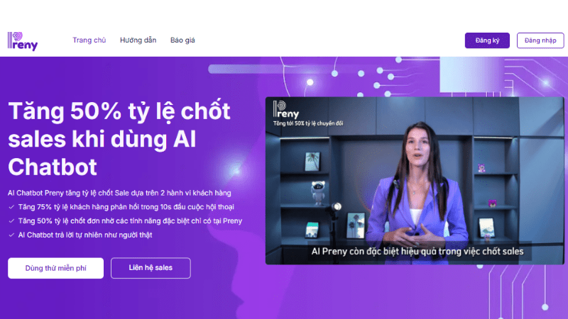 cách tạo chatbot zalo bằng preny